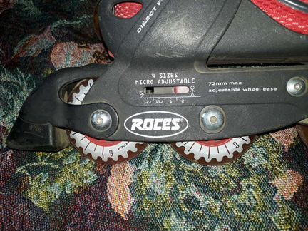 Роликовые коньки roces 30-35р-р раздвижные