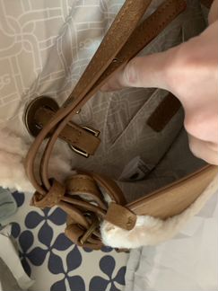 Кожаная, замшевая сумка женская UGG, последняя кол