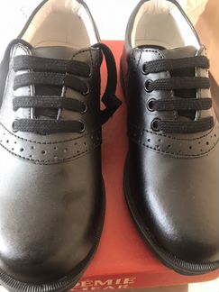 Туфли чёрные на шнурках для мальчика