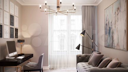 2-к квартира, 77.7 м², 27/41 эт.