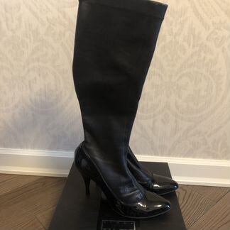 Сапоги кожаные Fabi