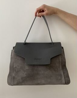 Сумка из замши и кожи Baldinini