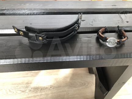 Браслеты кожаные