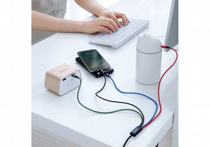 Кабель Baseus Fast 4-in-1 Cable For lightning(2) +