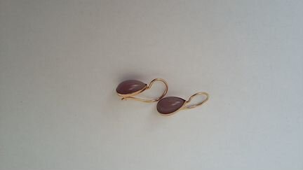 Серебряные серьги СССР