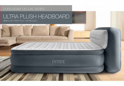 Надувная большая супер кровать Intex 6444