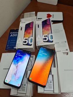 Samsung Galaxy A50 2шт 64Gb/128Gb Комплект+Чехол