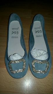 Итальянские балетки новые Versili замша