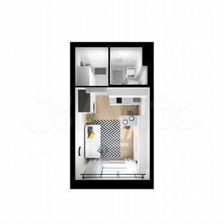 Квартира-студия, 19.6 м², 31/33 эт.