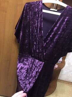 Платье вечернее бархатное 52