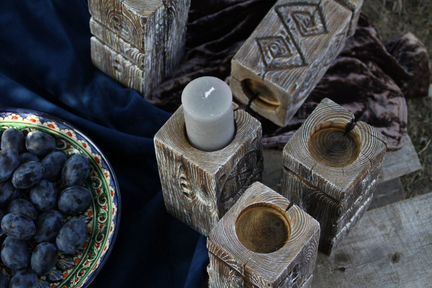 Новогодние подсвечники. Дерево