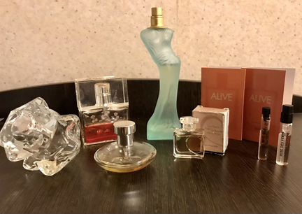 Парфюмерия остатки во флаконах, духи