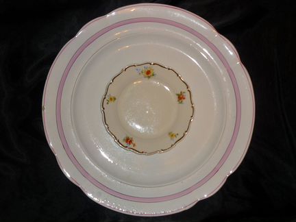 Блюдо круглое ие Кузнецов в Волхове 1913-1918г