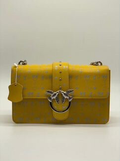 Новая женская сумка клатч Pinko жёлтая