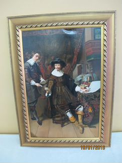 Картина 55x74, холст, масло, вертикальная