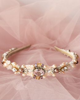 Ободок ручной работы swarovsky