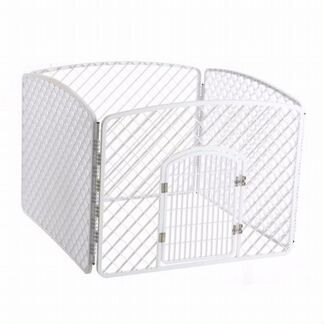 Вольер для собак пластиковый (белый)
