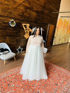 Свадебное платье plus size