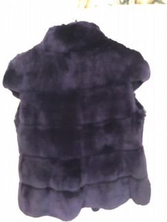 Меховая безрукавка кролик Isnova