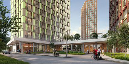 2-к апартаменты, 72.6 м², 8/21 эт.