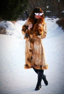 Дубленка Италия лиса