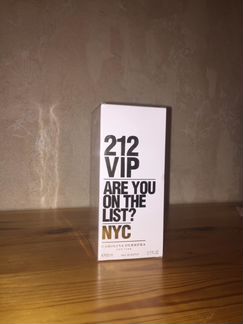 Духи Carolina Herrera 212VIP NYC 80мл EDP оригинал