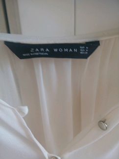 Белая блузка zara