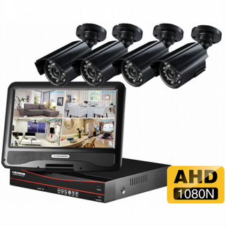 Комплект видеонаблюдения Longse AHD LCD 4CH провод