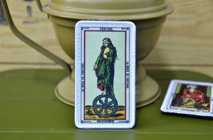 Патч нашивка карта Таро некромантия Колесо фортуны
