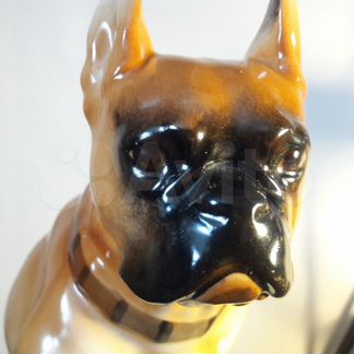 Фарфоровая статуэтка бульдог