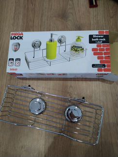 Полка в ванную вакуумная