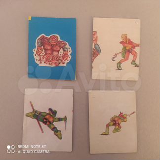 Коллекционные карточки черепашки ниндзя