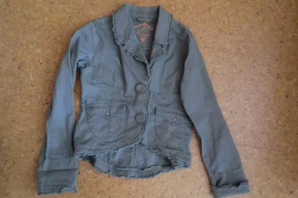 Ветровка хаки, лёгкая р.140