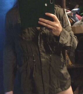 H&M куртка милитари М-L размер