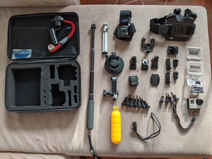 Экшен камера GoPro hero 3+ Black Edition и допы