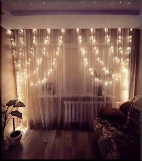 Гирлянда штора