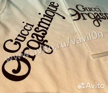 Футболка белая Gucci