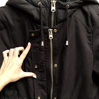 Чёрная Куртка Topshop 42