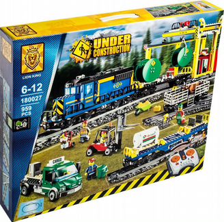 Грузовой Поезд Синий 180027