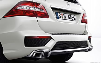 Насадки AMG Mercedes M Klasse W166