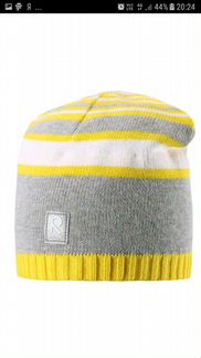 Новая Шапка Reima в полоску желтая