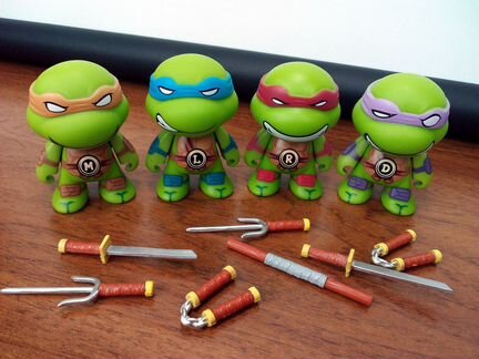 Kidrobot фигурки Teenage Mutant Ninja Turtles