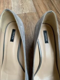 Замшевые туфли