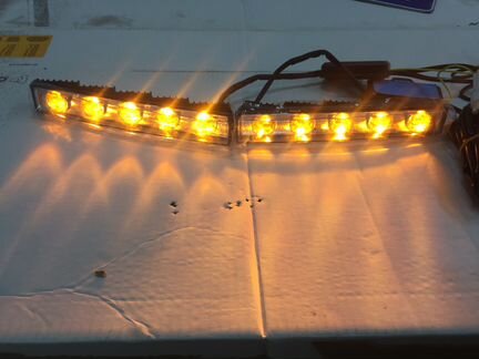 Ходовые огни для w463 с поворотником