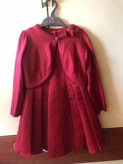 Платье нарядное с кофточкой-болеро 110 см motherca