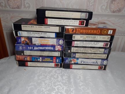 Видеокассеты с вечными мультиками disney и фильмы