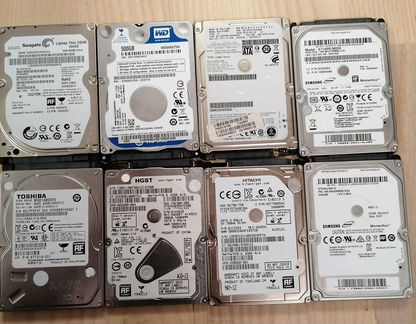 Серверные, ноутбучные и обычные HDD