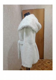 Шуба норковая с капюшоном италия