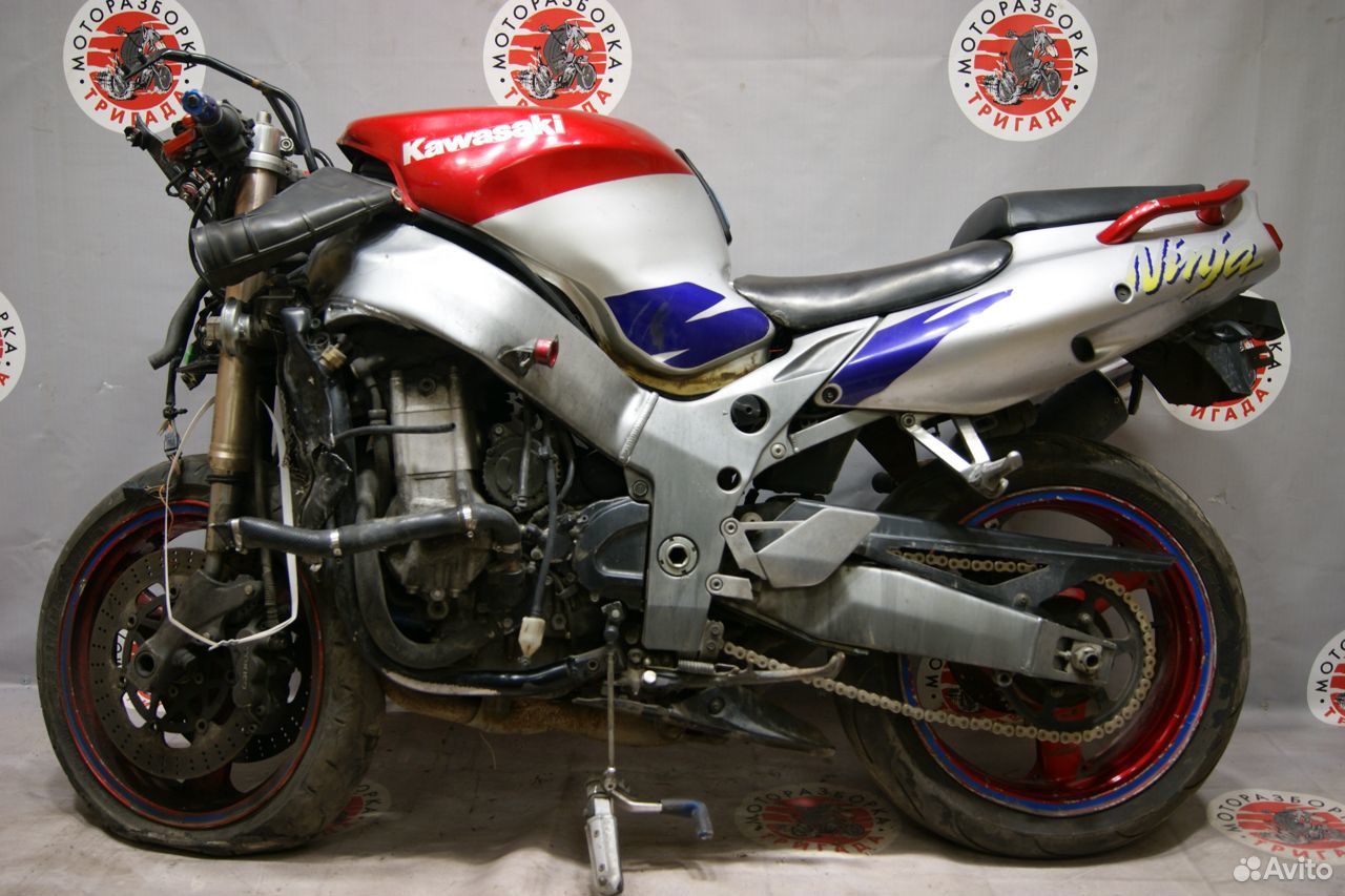 Мотоцикл Kawasaki ZX-9R, ZX900BE, 1997г, в разбор 89836901826 купить 2