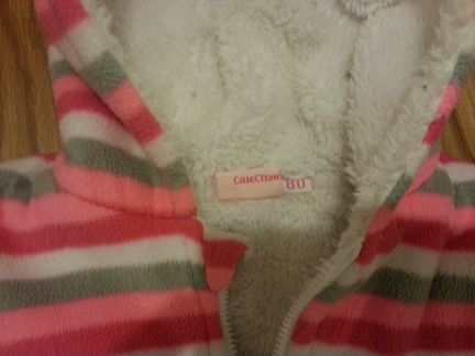 Курточка для девочки демисезонная 74-80 см (7-12 м